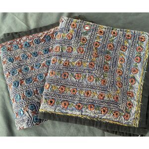 Indian Embroidery Handmade Pillow Shams